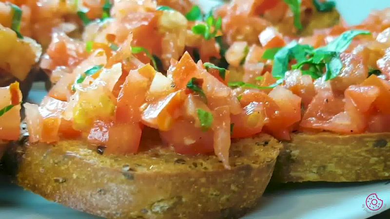 Image of the recipe cooking step-3-4 for Tomato Bruschetta