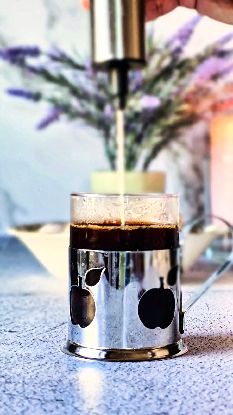 Image of the recipe cooking step-1-2 for Vanilla Iced Latte Recipe (Easy & Creamy)