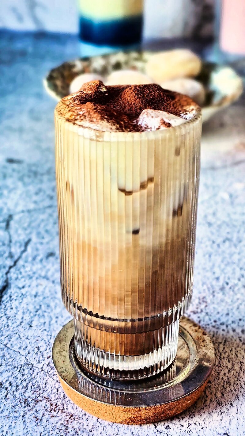 Image of the recipe cooking step-1-6 for Vanilla Iced Latte Recipe (Easy & Creamy)
