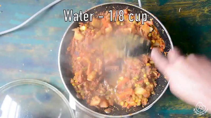 Image of the recipe cooking step-4-8 for Restaurant Style Vegetable Biryani Recipe