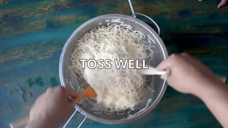 Image of the recipe cooking step-1-4 for Easy Veg Schezwan Noodles Recipe