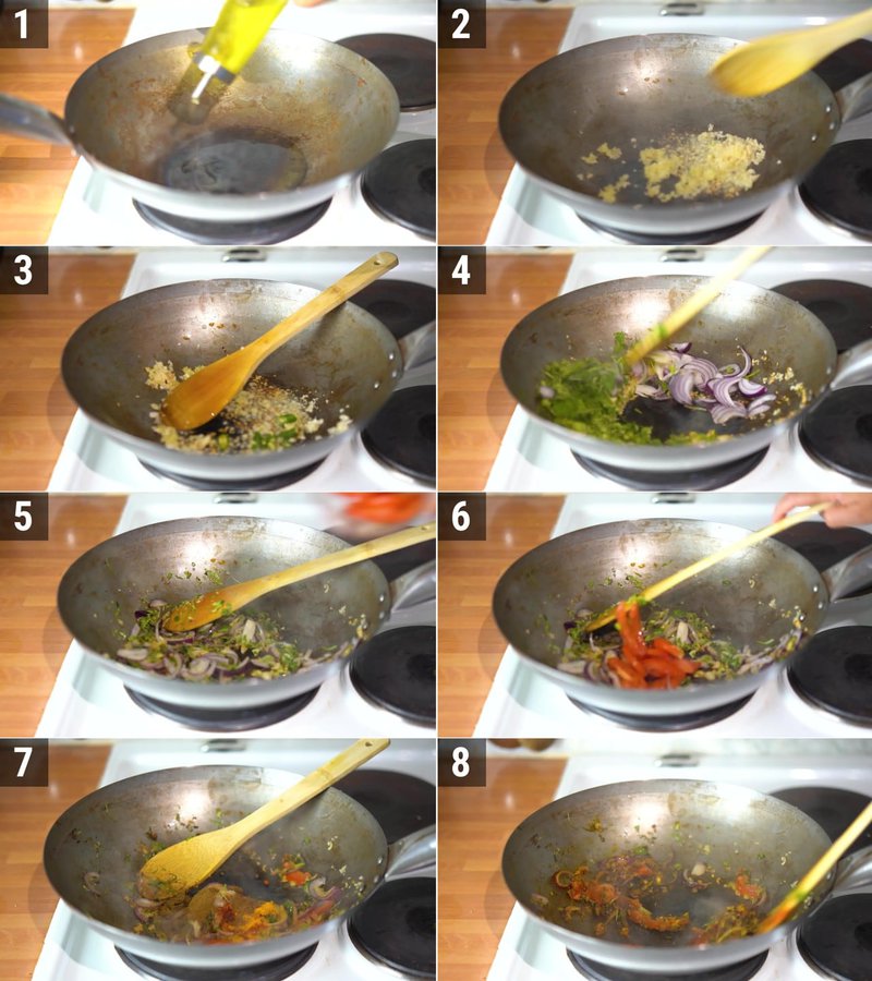 Image of the recipe cooking step-4-1 for Veg Thukpa Soup