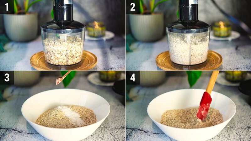 Image of the recipe cooking step-1-1 for Vegan Oatmeal Cookies
