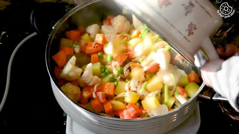 Image of the recipe cooking step-1-10 for Vegetable Tahiri Recipe - Aromatic One Pot Tehri
