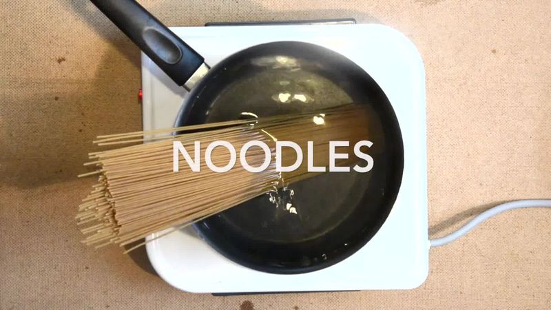 Image of the recipe cooking step-1-1 for Vegetable Teriyaki Noodles - Teriyaki Stir Fry Noodles