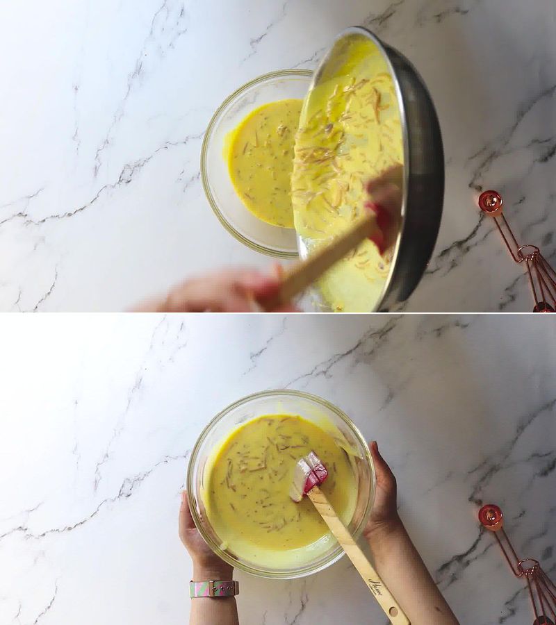 Image of the recipe cooking step-1-10 for Vermicelli Fruit Custard - Semiya Custard