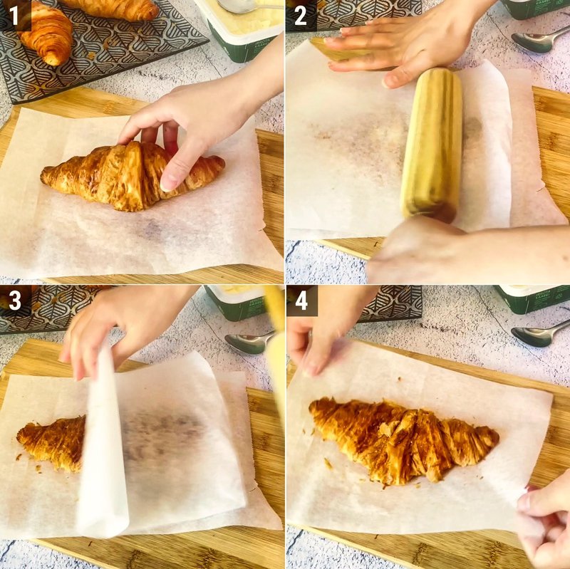 Image of the recipe cooking step-1-1 for Viral Flat Croissant