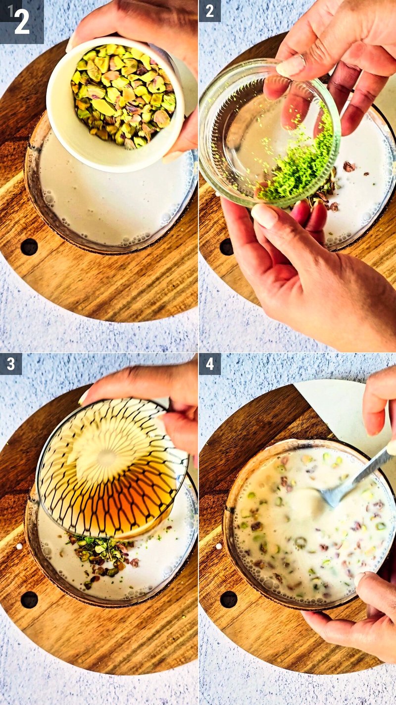 Image of the recipe cooking step-1-2 for Viral Watermelon Ice Cream Recipe