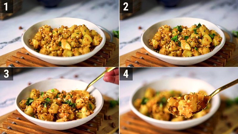 Image of the recipe cooking step-1-6 for Vrat Wale Aloo