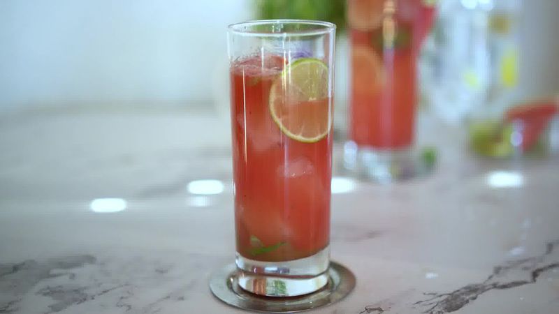 Image of the recipe cooking step-1-12 for Watermelon Mojito