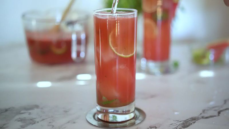 Image of the recipe cooking step-1-13 for Watermelon Mojito