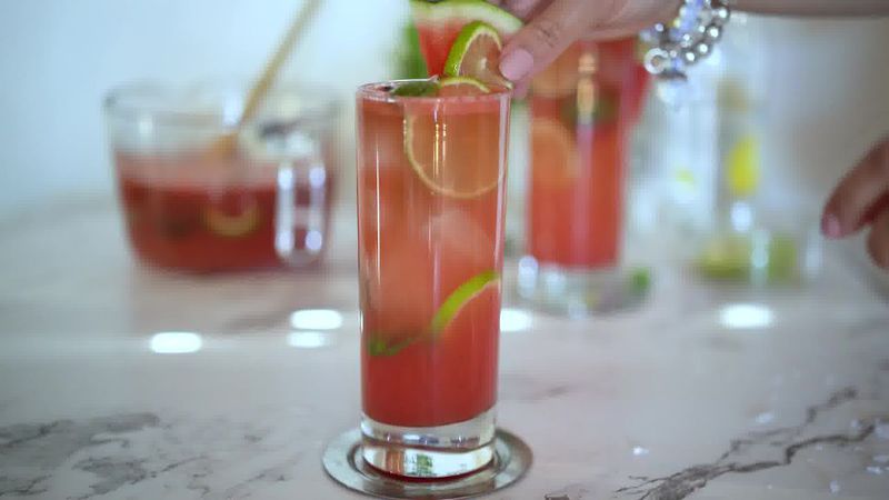 Image of the recipe cooking step-1-14 for Watermelon Mojito