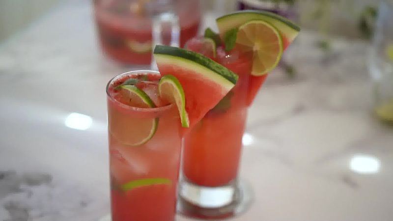 Image of the recipe cooking step-1-15 for Watermelon Mojito