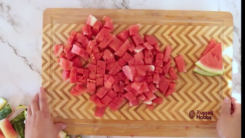 Image of the recipe cooking step-1-2 for Watermelon Mojito