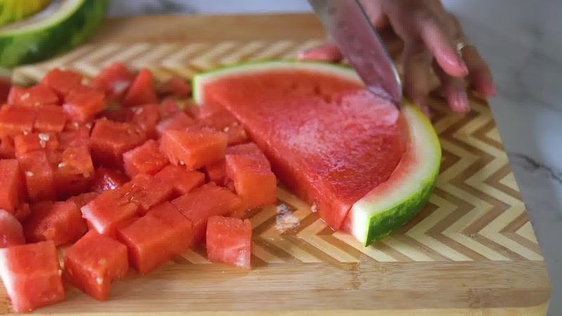 Image of the recipe cooking step-1-1 for Watermelon Sorbet