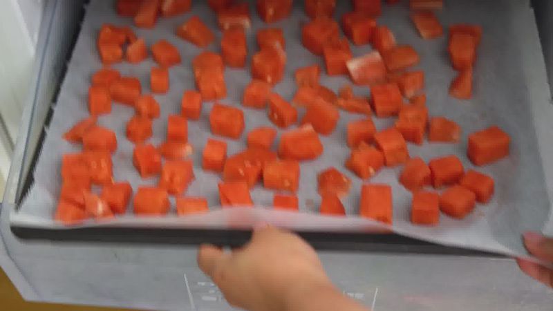 Image of the recipe cooking step-1-3 for Watermelon Sorbet