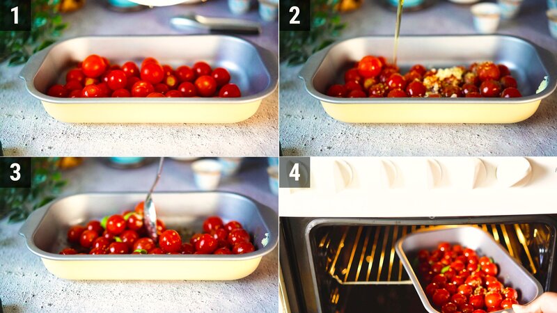 Image of the recipe cooking step-1-1 for Whipped Feta Dip with Roasted Tomatoes