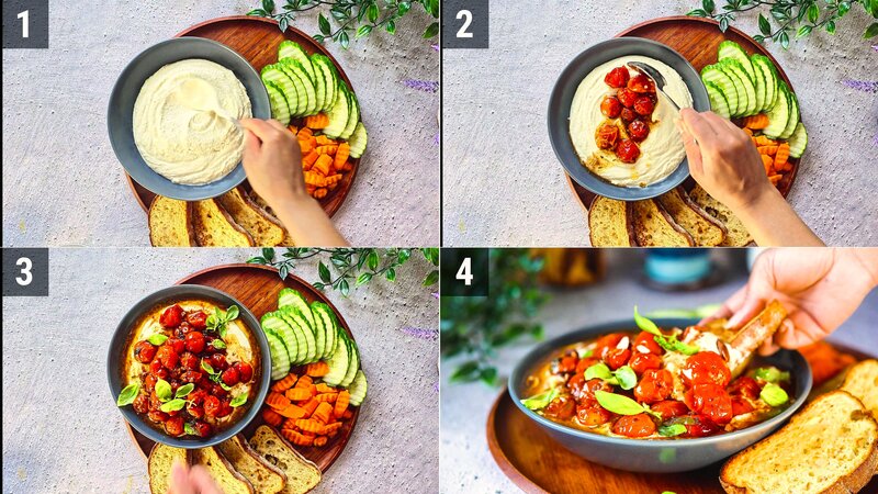 Image of the recipe cooking step-3-1 for Whipped Feta Dip with Roasted Tomatoes