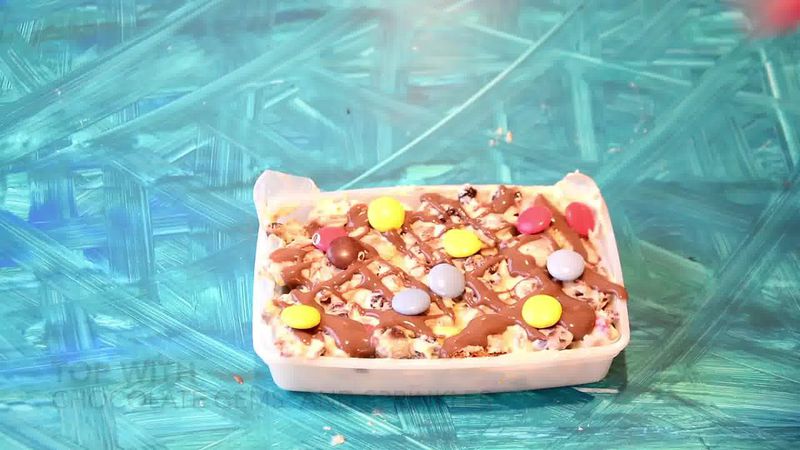 Image of the recipe cooking step-1-9 for Christmas Rocky Road | White Chocolate Rocky Road Recipe