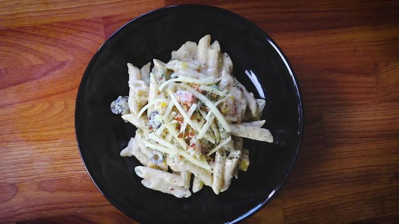 Image of the recipe cooking step-4-5 for White Sauce Pasta Recipe (Béchamel Sauce Pasta)