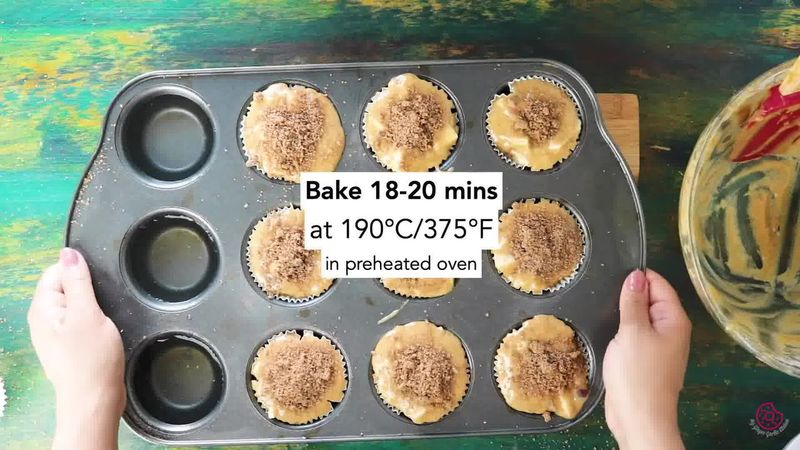 Image of the recipe cooking step-2-4 for Whole Wheat Peach Muffins