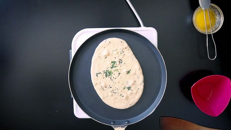 Image of the recipe cooking step-1-10 for Instant Whole Wheat Naan - No Yeast