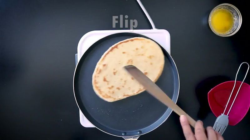 Image of the recipe cooking step-1-12 for Instant Whole Wheat Naan - No Yeast