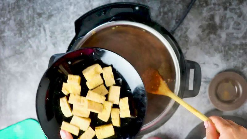 Image of the recipe cooking step-1-13 for Zucchini Tofu Curry (Instant Pot + Stovetop)