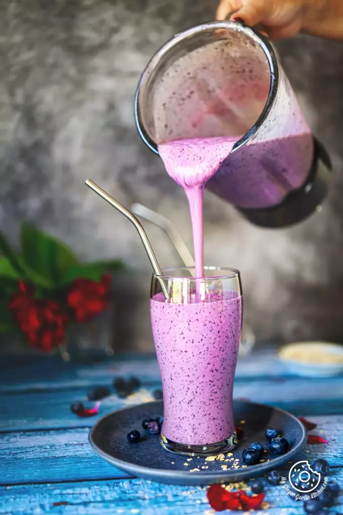 Blueberry Pie Smoothie