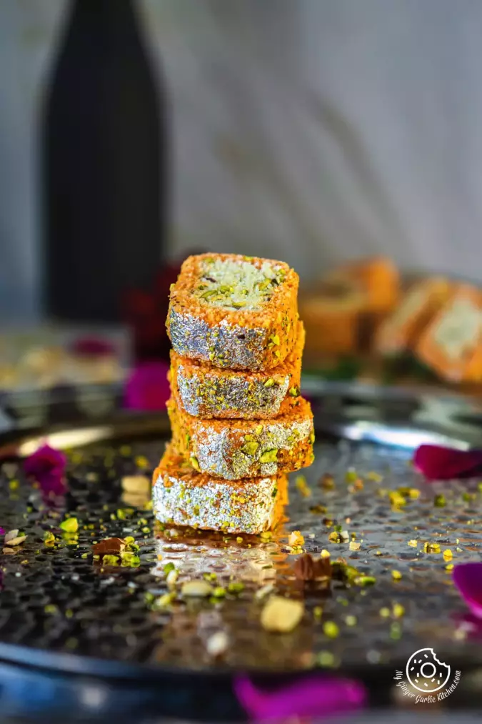 Coconut Burfi Roll