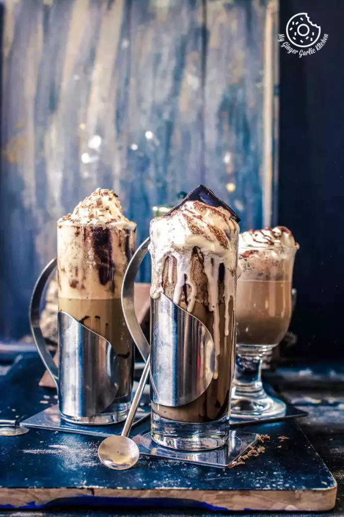 Cold Coffee Recipe – 2 Ways - Cold Coffee With Ice Cream