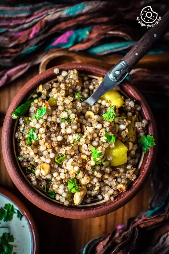 Sabudana Khichdi - Tapioca Pearl Stir-Fry