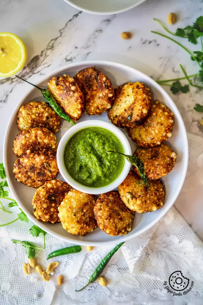 Sabudana Vada (Fried, Baked & Air Fryer Version)